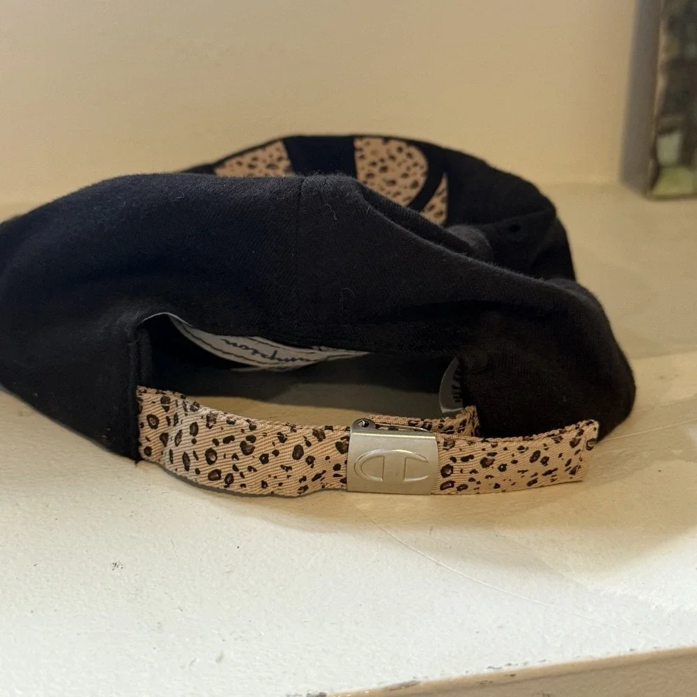 Champion Leopard/Animal Print Women's Adjustable Strapback Baseball Hat/Cap‎